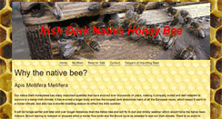 Desktop Screenshot of irishdarknativehoneybees.com